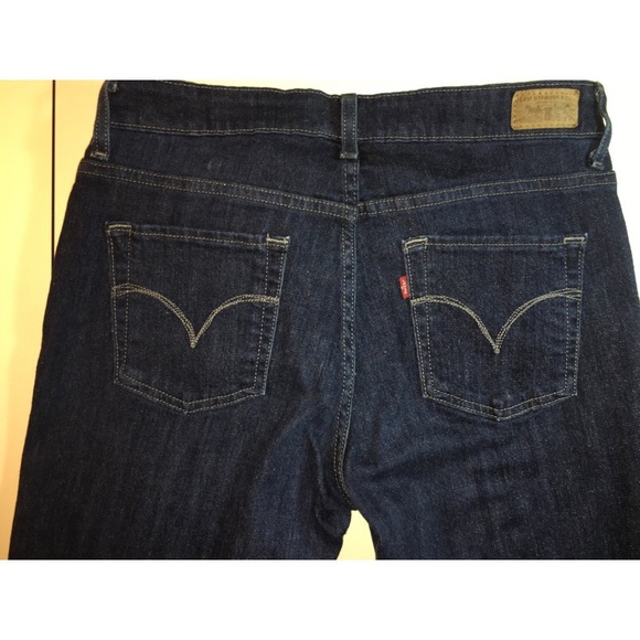 Levi’s Mid-Rise Skinny - Darkwash - Picture 5 of 7